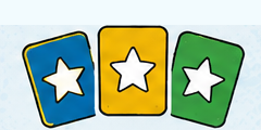 Three connected picture cards
