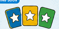 Three connected picture cards